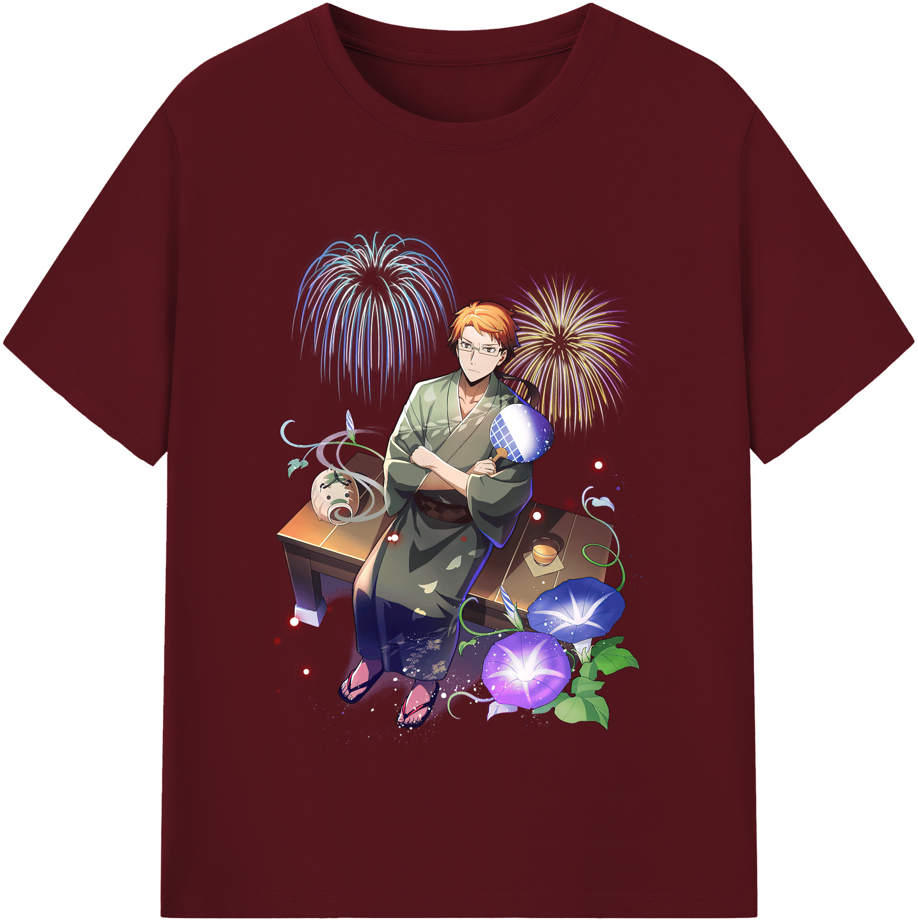 （画像用） 文豪ストレイドッグス Bungo Stray Dogs 綿100％半袖Tシャツ（フロントプリント）